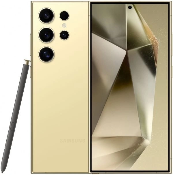 Смартфон Samsung Galaxy S24 Ultra 12/256Гб, Жёлтый Титан (SM-S928B) (Уцененный товар). Фото 1