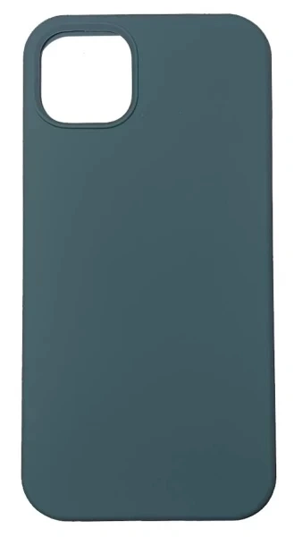 Накладка Silicone Case для iPhone 15, Оливковая. Фото 1