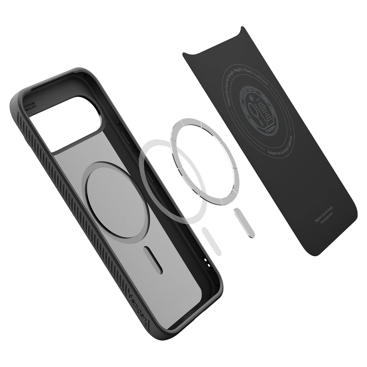 Накладка Spigen для Google Pixel 10/10 Pro Liquid Air (MagSafe), Black (ACS09695). Фото 6