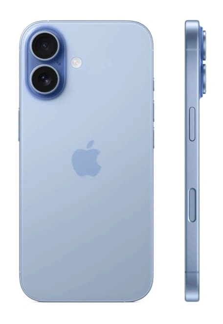 Смартфон Apple iPhone 17 256Гб, Голубой (eSIM+SIM) (Без RuStore). Фото 3