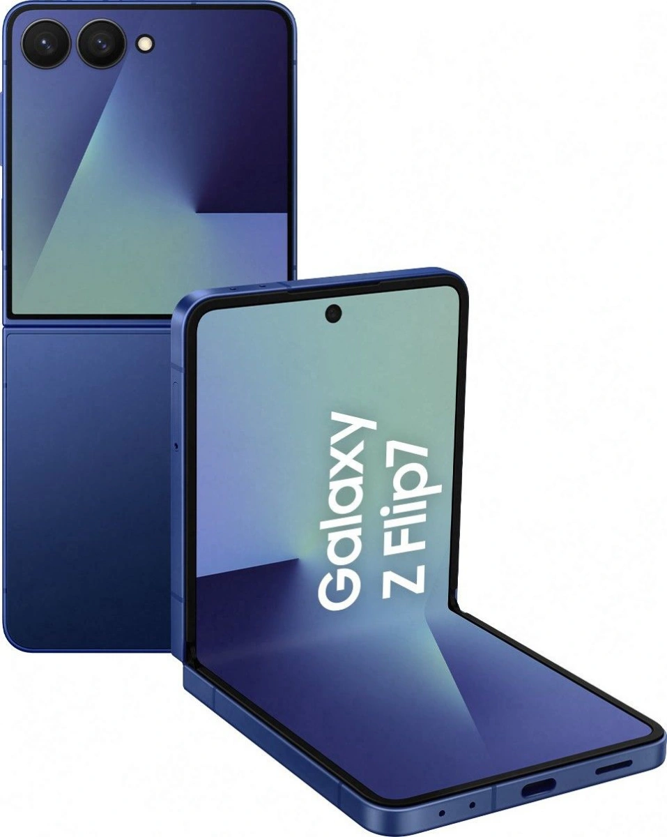 Смартфон Samsung Galaxy Z Flip7 12/256Гб Синий (SM-F766B). Фото 1