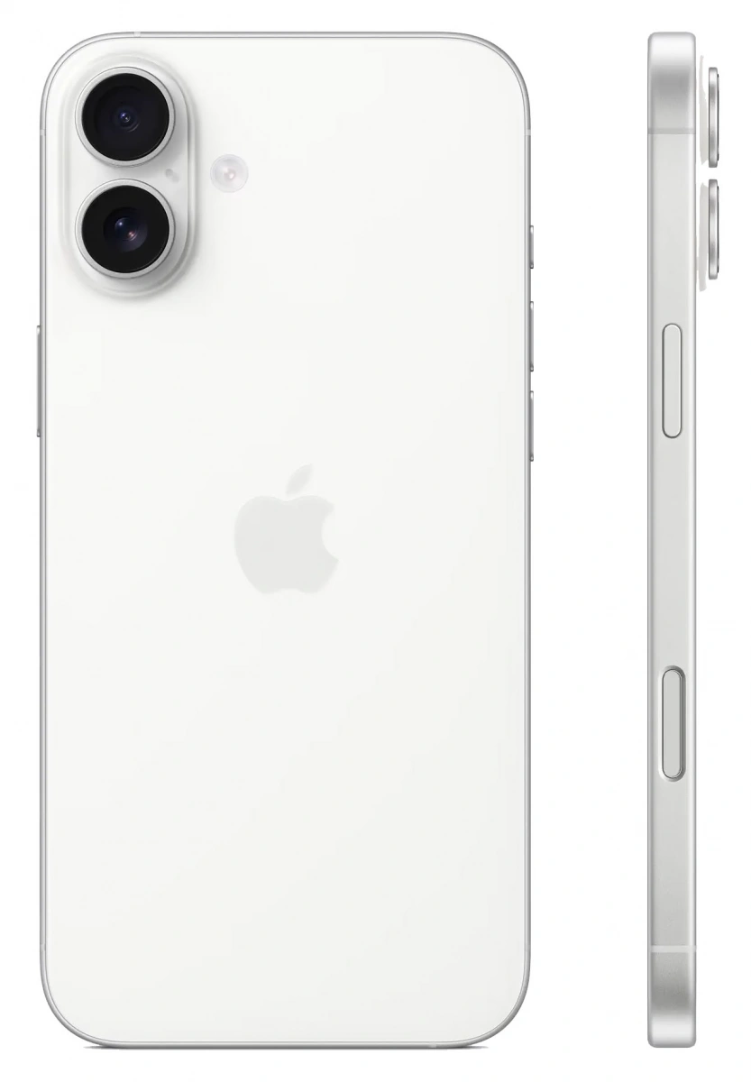Смартфон Apple iPhone 16 128Гб Белый (eSIM) (Без RuStore). Фото 2