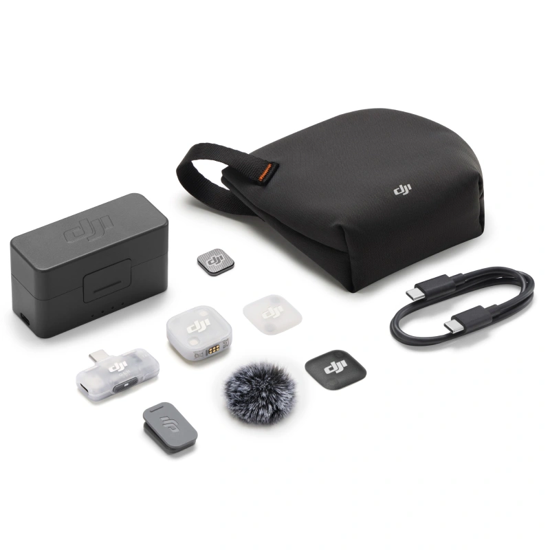 Микрофон беспроводной DJI Mic mini 2 (1 TX + 1 Mobile RX + Charging Case) (DMMR02). Фото 1