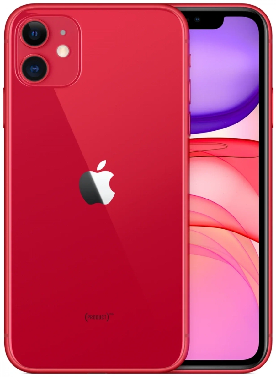 Смартфон Apple iPhone 11 64Gb Красный (Уцененный товар). Фото 2