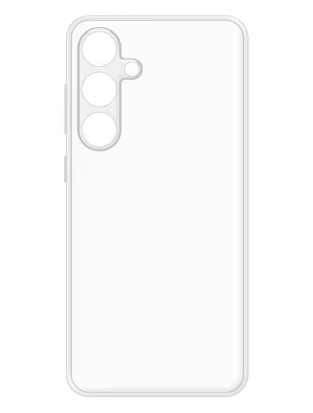 Накладка Krutoff Clear Case для Samsung Galaxy S24 FE, Прозрачная. Фото 1