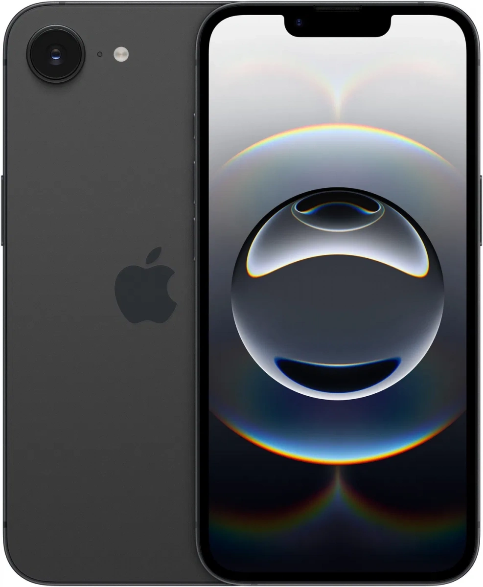 Смартфон Apple iPhone 16e 256Гб Чёрный (eSIM+SIM) (Без RuStore). Фото 1