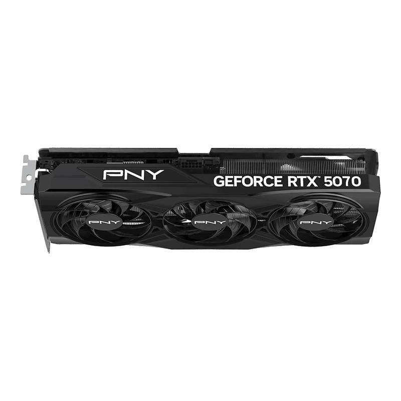 Видеокарта PNY GeForce RTX 5070 Triple Fan OC 12GB GDDR7 192 bit PCIe 5.0. Фото 4