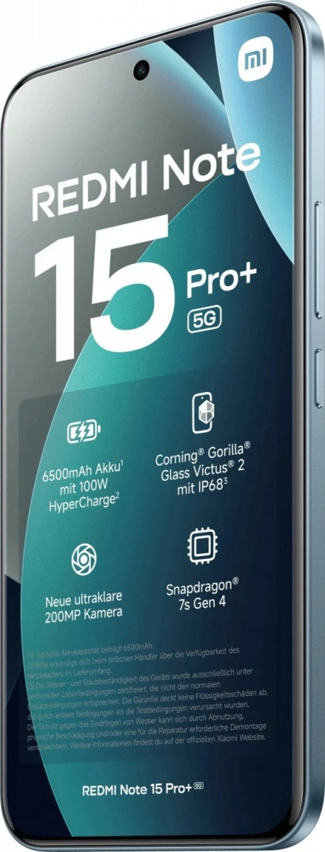 Смартфон Redmi Note 15 Pro Plus 5G 8/256Гб Ледниково голубой. Фото 3