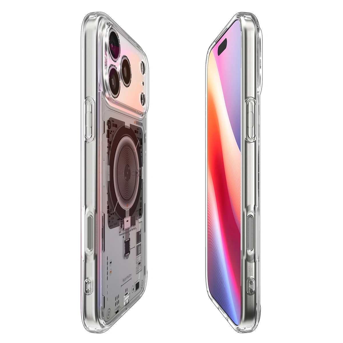 Накладка Spigen Ultra Hybrid (MagSafe) для iPhone 17 Pro, Прозрачная (ACS10354). Фото 6
