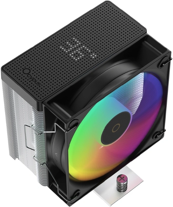 Кулер для процессора Ocypus Gamma A40 BK ARGB Digital, Чёрный (Gamma-A40-BK1NAWD00X-GL). Фото 2