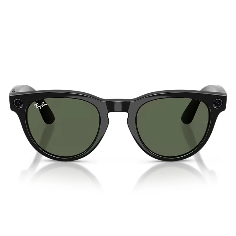 Умные очки Ray Ban Headliner (Gen 2) RW4013 Глянцевый чёрный/Зелёный G-15 M 150-50 (601/7150). Фото 2