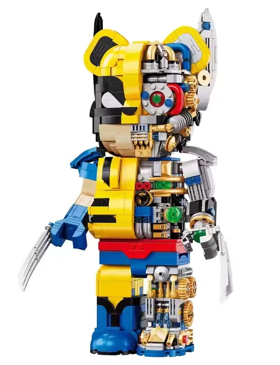 Конструктор Wangao 188013. Wolverine Mechanical Bear Robot, 1765 деталей. Фото 3