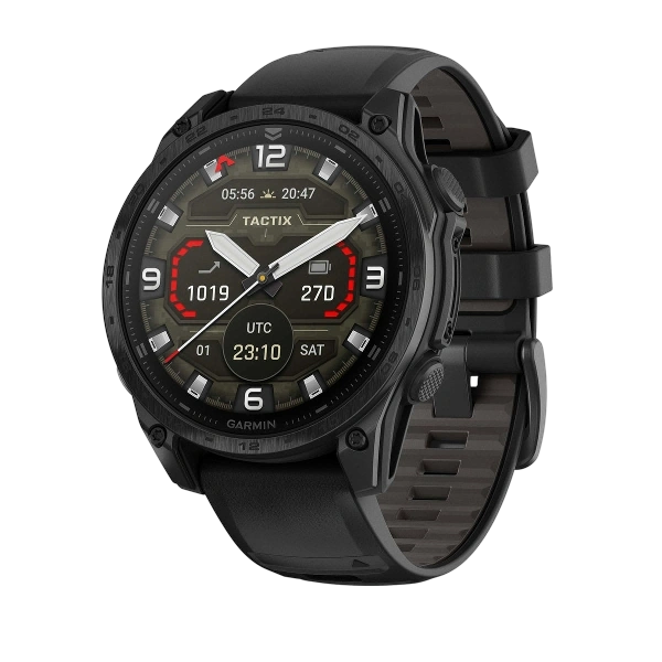 Умные часы Garmin Tactix 8 51mm, Amoled/Sapphire, Чёрный силиконовый ремешок (010-04553-01). Фото 1