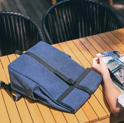 Рюкзак 90 Points Grinder Oxford Casual Backpack 5067, Dark Blue (400x320x150). Фото 4