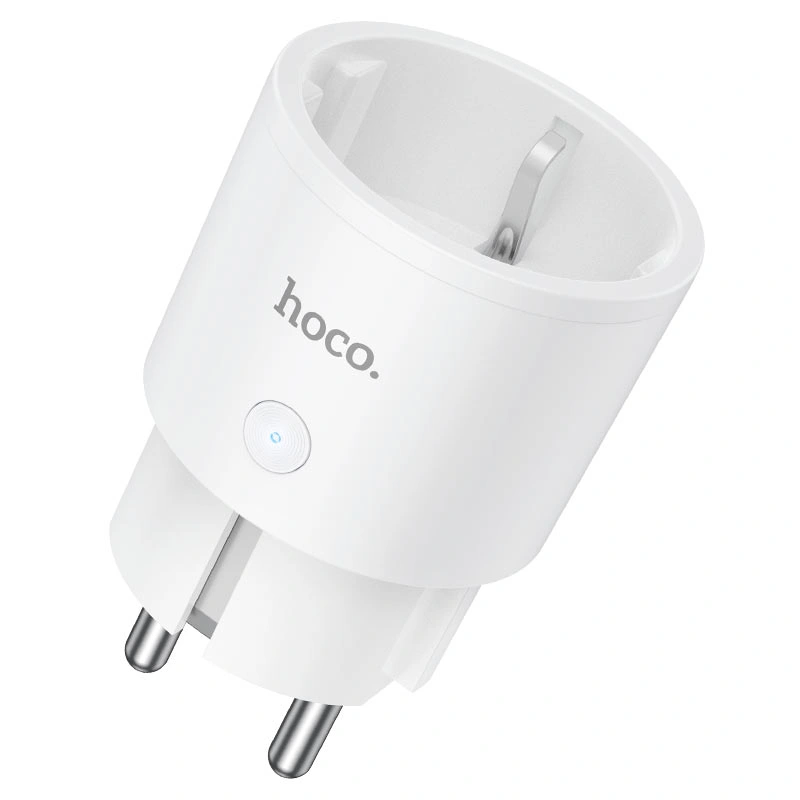 Умная розетка Hoco AC16 Veloz Wi-Fi, White. Фото 1