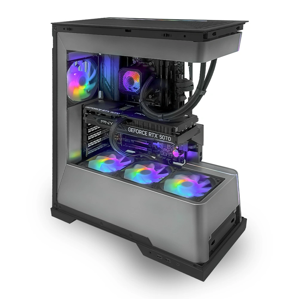 Системный блок CORE PRO (Enthoo Evolv S2 Ryzen 7 7800X3D, 32Gb DDR5, RTX5070, SSD 1Tb M.2, Gigabyte B850, 850Вт). Фото 4