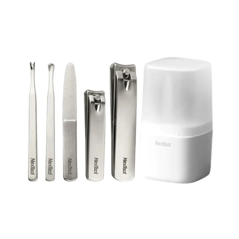 Маникюрный набор Nextool Nail Clipper Set (5 in 1) MS20011/NE2015, Белый. Фото 1