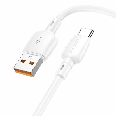 Кабель Borofone BX93, USB - USB Type-C, 6A, 100Вт 1м, White. Фото 1