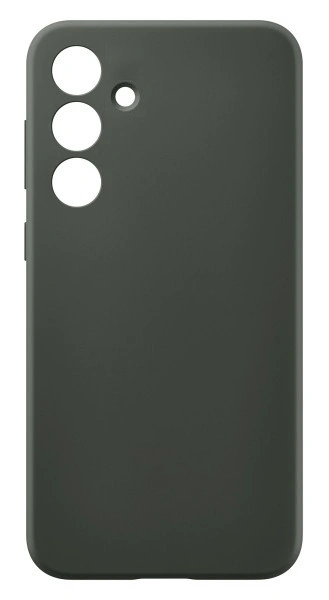 Накладка Silicone Case Logo для Samsung Galaxy A25 5G, Тёмно-зелёная. Фото 1
