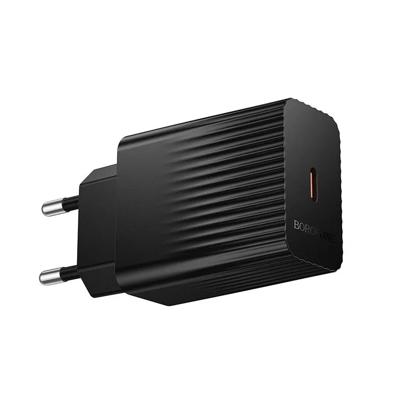 Сетевое зарядное устройство Borofone BAS75A USB-C 30Вт, Чёрное. Фото 3