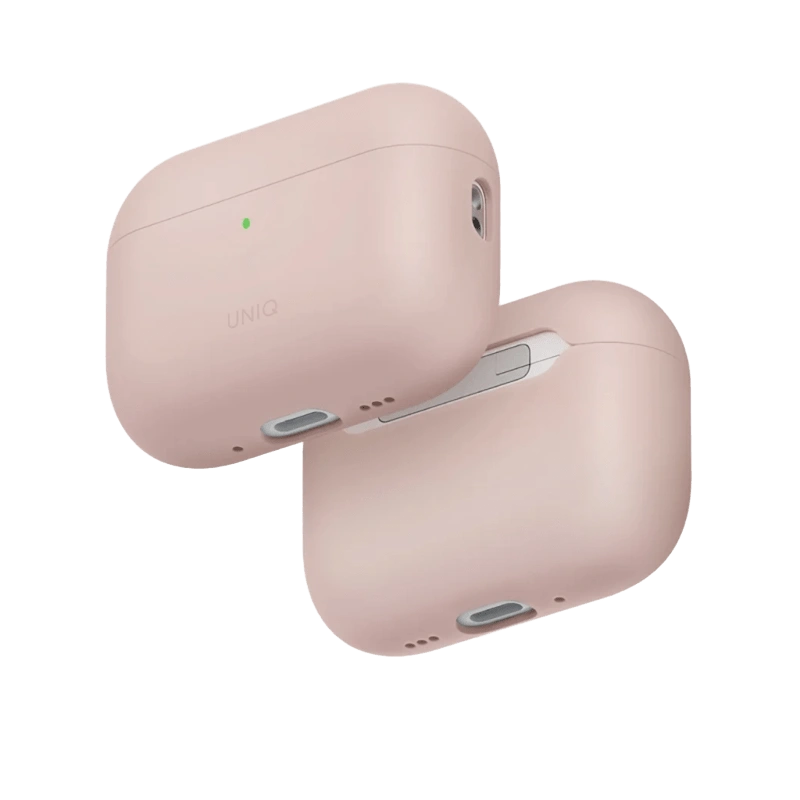 Чехол Uniq для наушников AirPods Pro 3 LINO Liquid silicone with handstrap, Розовый (AIRPODSPRO3-LINOBLPINK). Фото 1