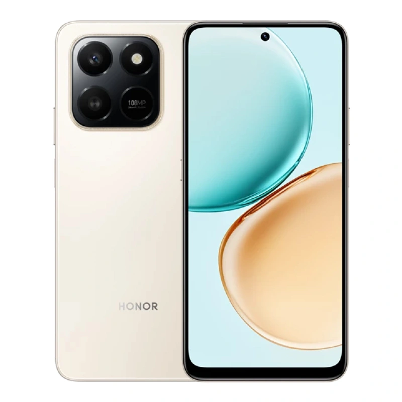 Смартфон Honor X7d 6/128Гб Пустынный золотой (LGN-LX1). Фото 1