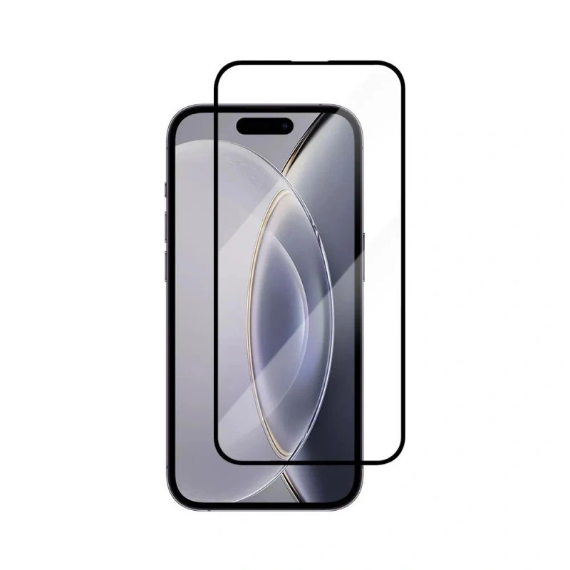 Защитное стекло Remax GL-27 3D для iPhone 16 / iPhone 15, Чёрное. Фото 1
