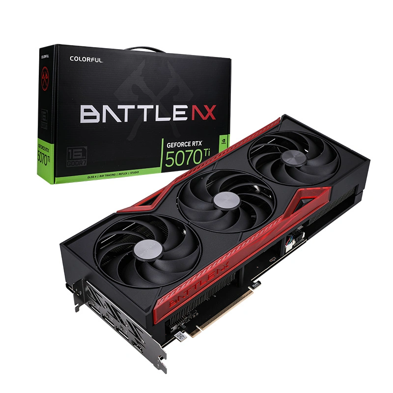 Видеокарта ColorFul GeForce RTX 5070 Ti Battle AX 16GB GDDR7 256 bit PCIe 5.0. Фото 5
