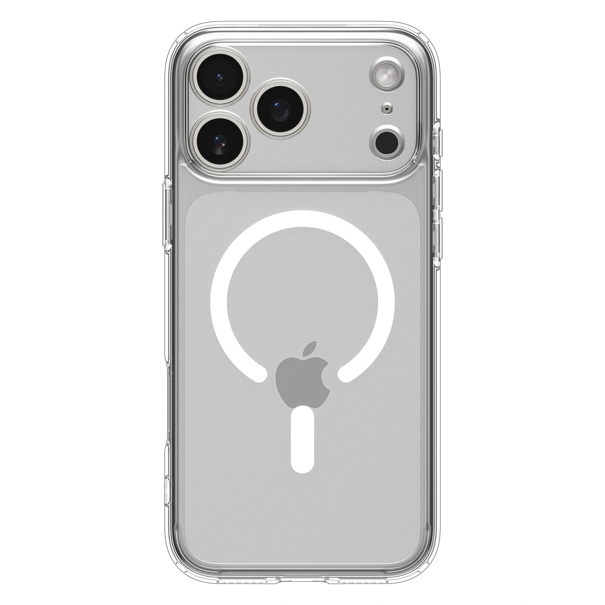 Накладка Spigen Ultra Hybrid MagSafe для iPhone 17 Pro, Прозрачно-белая (ACS10346). Фото 2