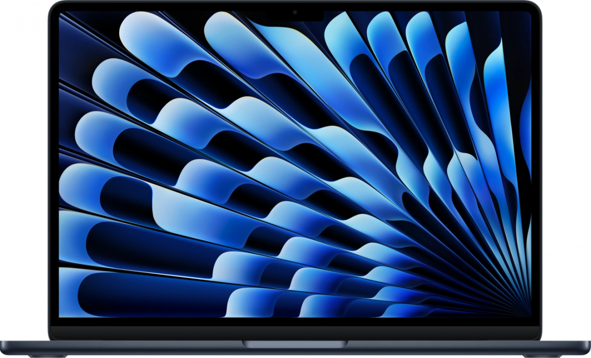 Apple MacBook Air 13" 2025 Тёмная ночь (MW123) (M4, 10-ядер CPU/8-ядер GPU, 16 ГБ, 256 ГБ SSD). Фото 1