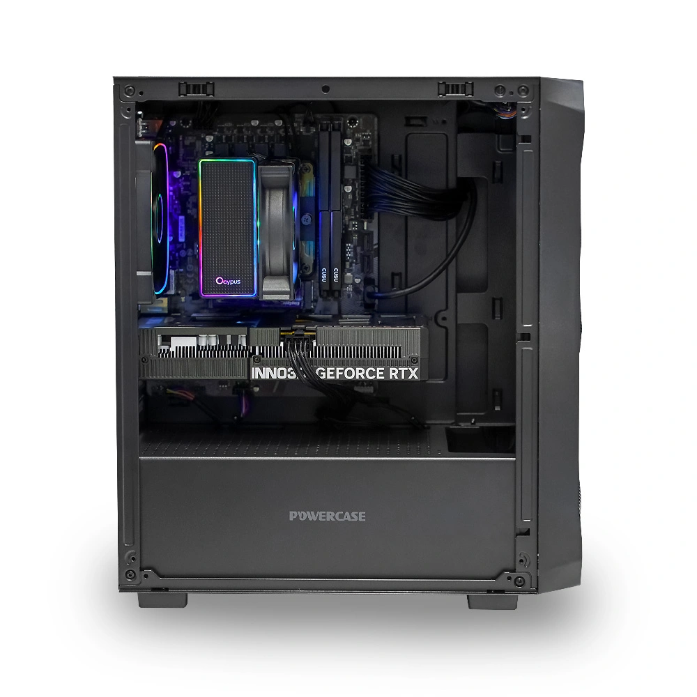 Системный блок CORE S (SM06 Intel Core i3-12100, 16Gb DDR4, RTX5060, SSD 512Gb M.2, GIGABYTE H610M-K, 550Вт). Фото 2