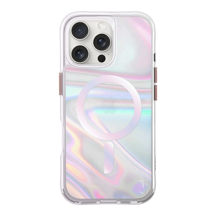 Накладка Uniq для iPhone 16 Pro COEHL (MagSafe), Savon Bubble Prism (IP6.3P(2024)-SAVMBPR). Фото 1