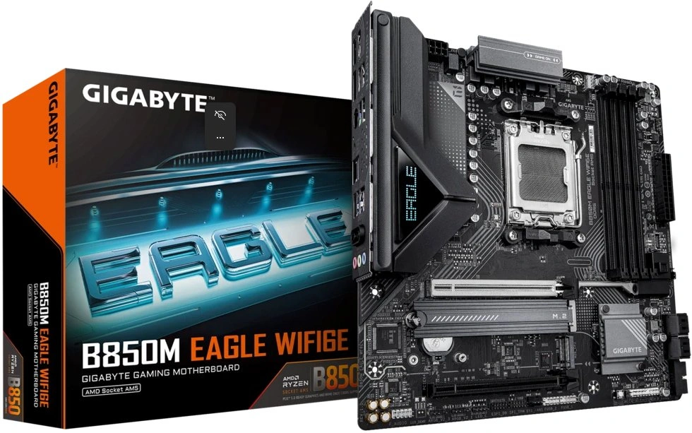 Материнская плата Gigabyte B850M EAGLE WIFI6E (AM5, mATX). Фото 4