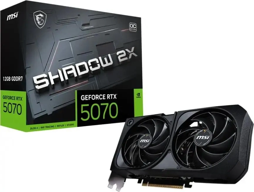 Видеокарта MSI GeForce RTX 5070 SHADOW 2X 12Гб GDDR7 192 bit PCIe 5.0. Фото 5