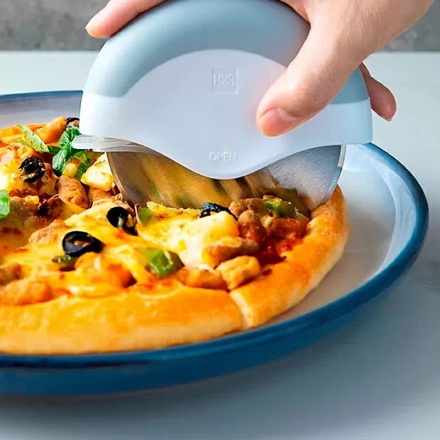 Нож для пиццы HuoHou Pizza Cutter, Gray (HU0082). Фото 4