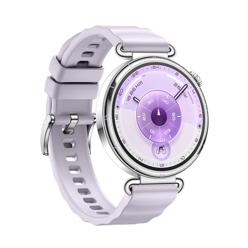 Смарт-часы Huawei Watch GT 6 41мм, Фиолетовый, Ремешок сиреневый из фторэластомера (KSU-B19). Фото 3