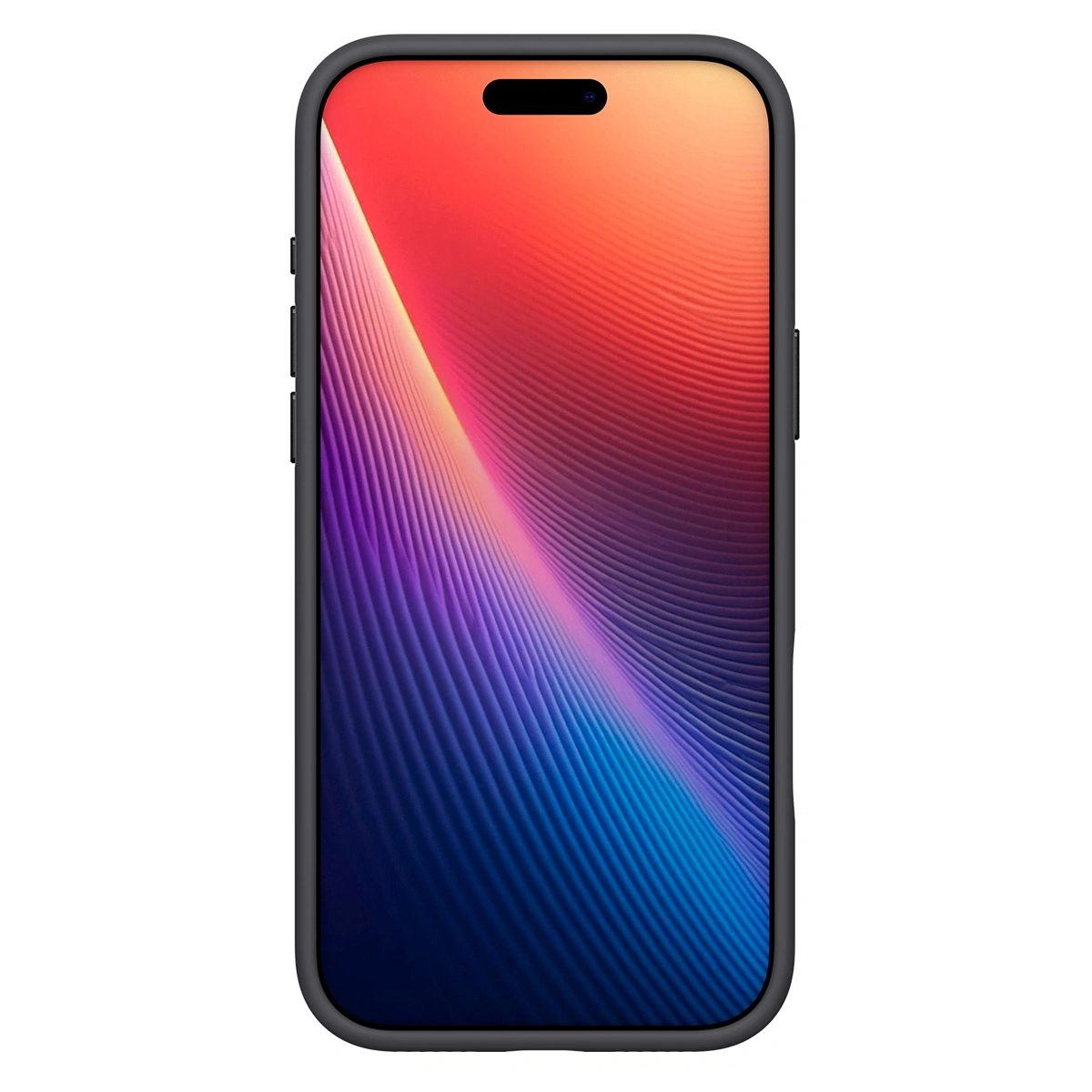 Накладка Spigen Silicone Fit (MagSafe) для iPhone 17 Pro Max, Чёрная матовая (ACS10270). Фото 4