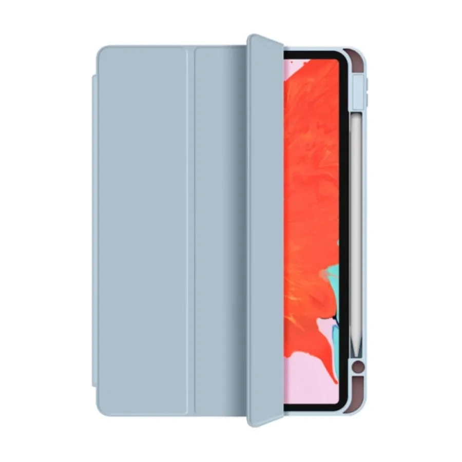 Чехол Wiwu Protective Case With pencil holder для iPad Pro 12.9" (2018-2021)/Air 13" (2024), Голубой. Фото 1