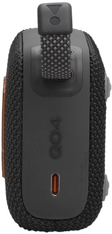 Беспроводная акустика JBL Go 4 Чёрная  (JBLGO4BLK). Фото 3