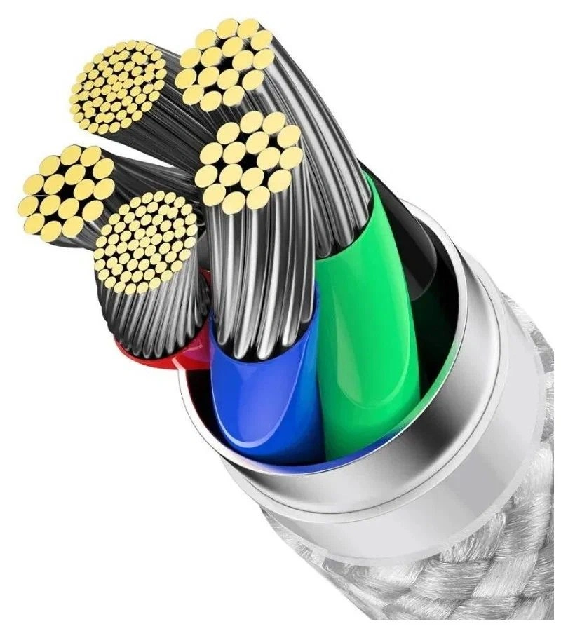 Кабель Baseus Dynamic Series Fast Charging Data Cable Type-C to Lightning 20Вт 1м, White (CALD000002). Фото 4