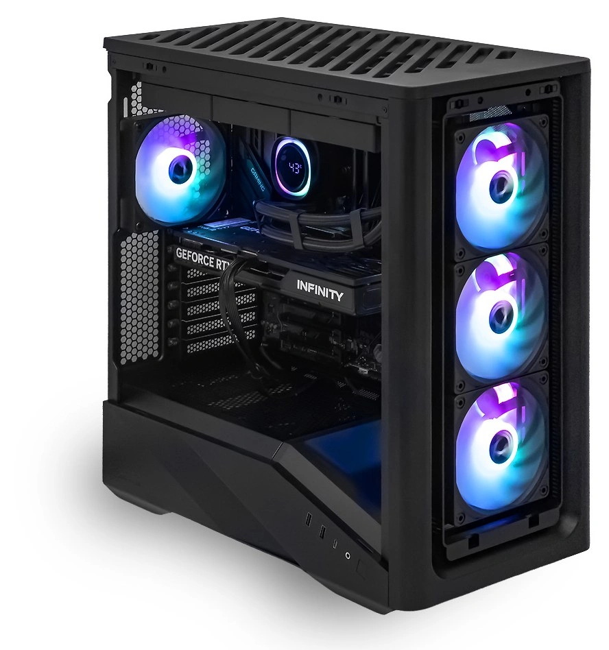 Системный блок CORE X (G9 Duo Ryzen 5 7500F, 32Гб DDR5, RTX5060 Ti 16GB, SSD 1Тб M.2, Gigabyte B850 GAMING WIFI6, 550Вт). Фото 1