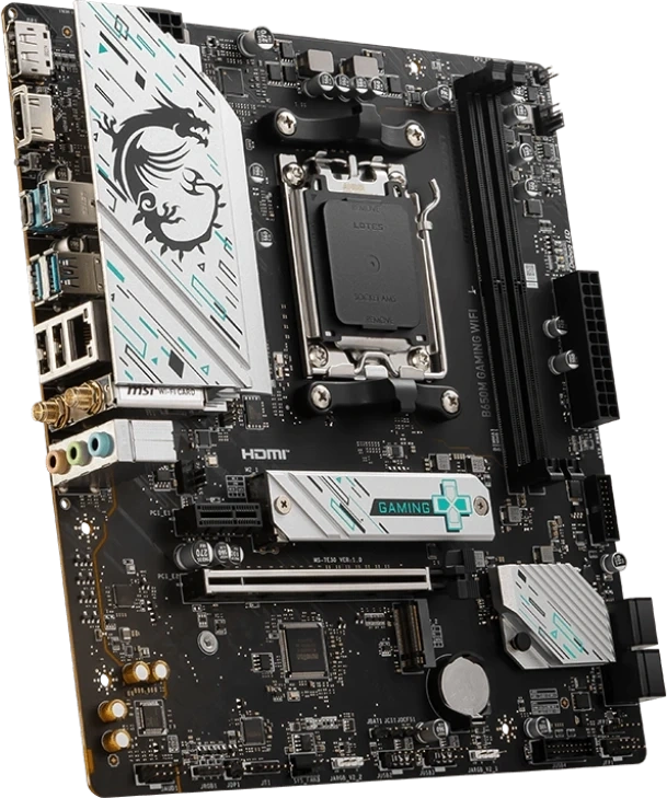 Материнская плата MSI B650M GAMING WIFI (AM5, mATX). Фото 3