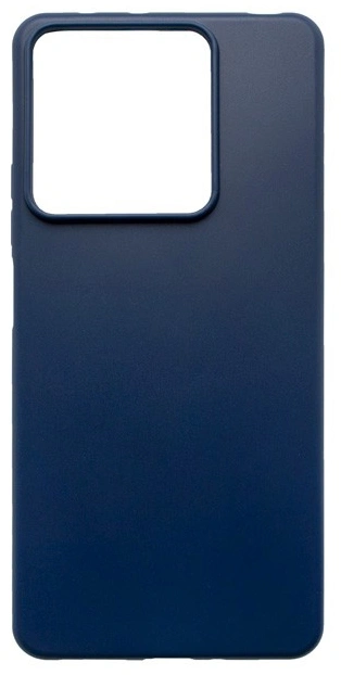 Накладка Silicone Case Logo для Redmi Note 13 Pro 5G/ Poco X6, Тёмно-синяя. Фото 1