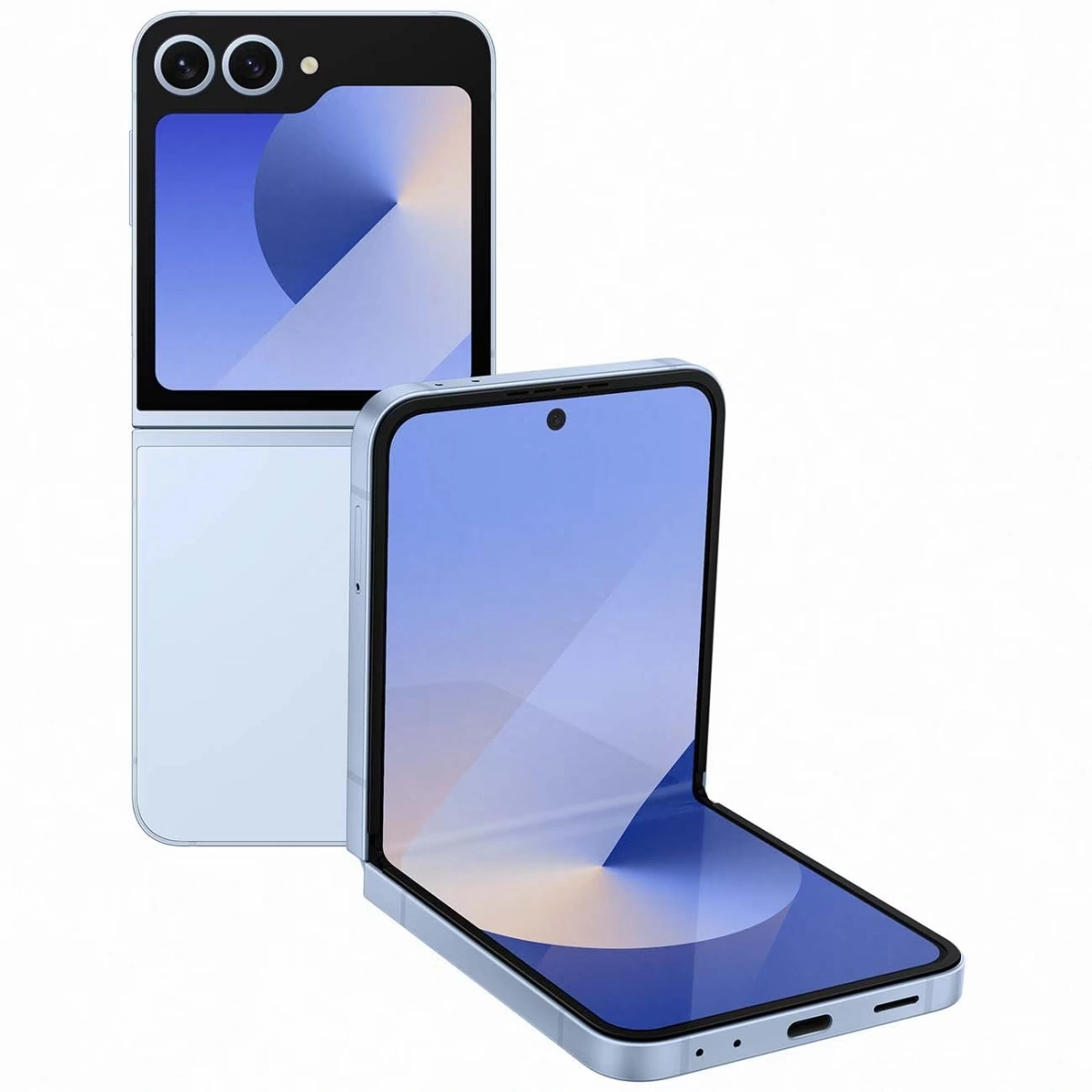 Смартфон Samsung Galaxy Z Flip6 12/256Гб Голубой (SM-F741B). Фото 1
