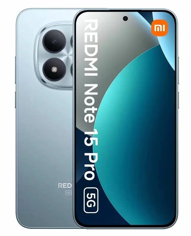 Смартфон Redmi Note 15 Pro 5G 8/512Гб Холодный Голубой (Glacier Blue). Фото 1