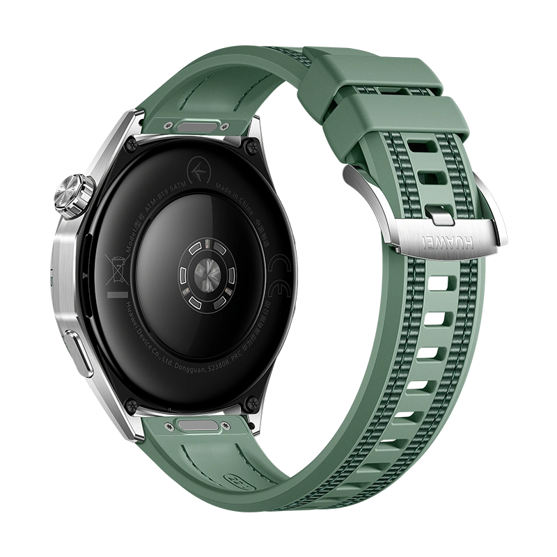Умные часы Huawei Watch GT 6 46мм, Зелёный, Ремешок зелёный плетеный (ATM-B19). Фото 4