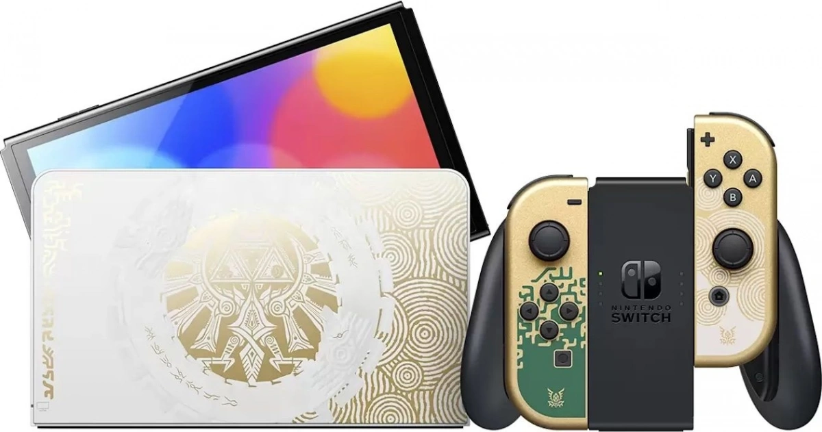 Игровая консоль Nintendo Switch OLED 64Gb, The Legend of Zelda: Tears of the Kingdom Edition. Фото 3