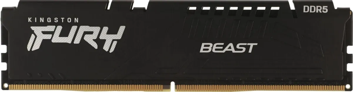 Оперативная память Kingston FURY Beast Black 32Гб, DDR5, 2х16 ГБ, 6000 МГц, 36-44-44 (KF560C36BBE2K2-32). Фото 2