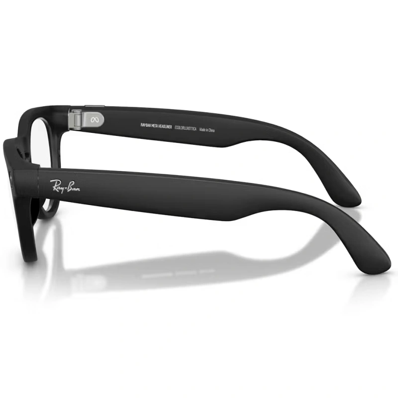 Умные очки Ray Ban Headliner (Gen 2) RW4013 Матовый чёрный/Прозрачный M 150-50 (601/SSB50). Фото 3