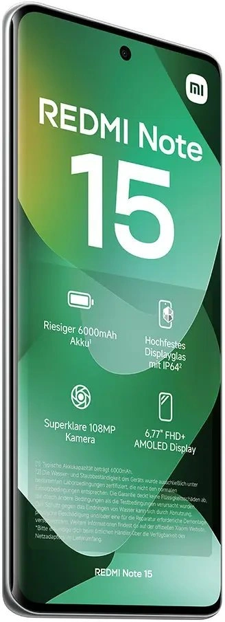Смартфон Redmi Note 15 8/256Гб Лесной зелёный (NFC). Фото 5